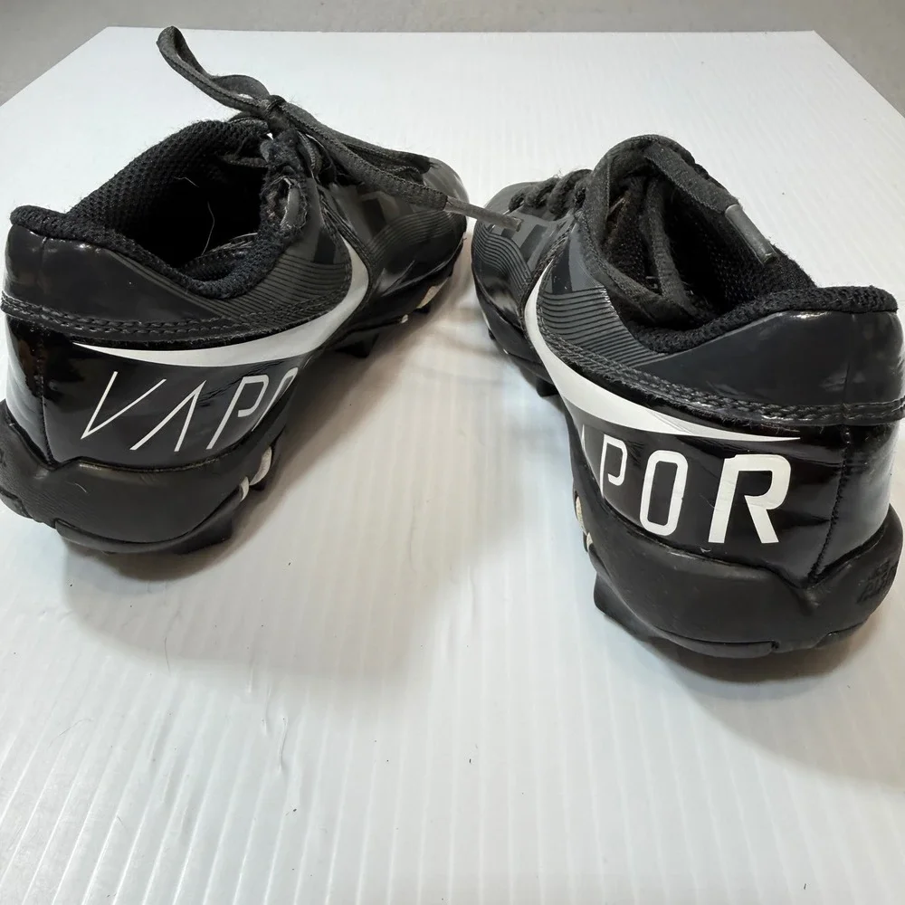 Nike Vapor Fastflex Football Cleats Men 10.5 Black Gray Good Low Top Athletic